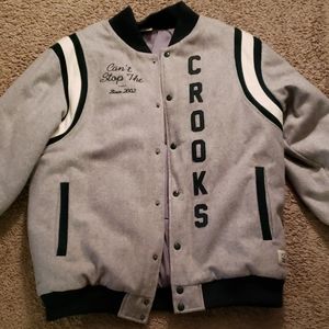 Crooks varsity jacket